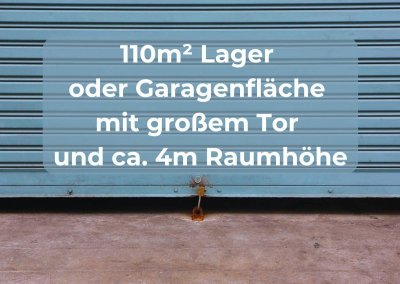 110m² Lager oder Garagenfläche, befahrbar, elektr. Tor, Strom im Zentrum von Spittal