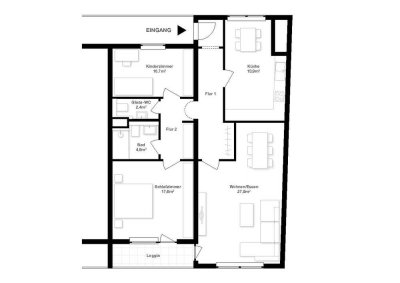 Erstbezug nach Kernsanierung!Gut geschnittene Wohnung mit Stellplatz im Zentrum-Frankenthal(Pfalz)