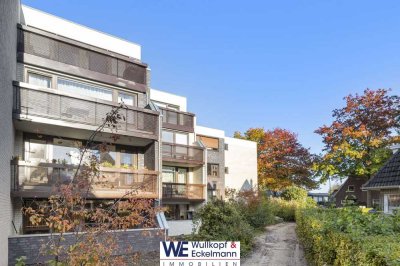 Umfänglich saniert: Maisonette mit 2 Balkonen fußläufig der Bahnhofstraße