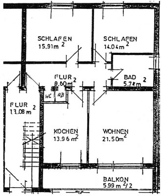 Sehr ruhige und großzügige 3-Raum-Wohnung am Isarhochufer