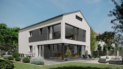 Licht, Glas, Raum: Moderner Neubau in Baierbrunn - Ihr Traumhaus wartet auf Sie!