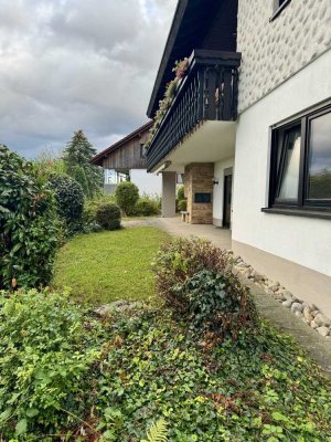 // 2-Zimmer-Terrassenwohnung in Börtlingen mit Blick auf die 3 Kaiserberge