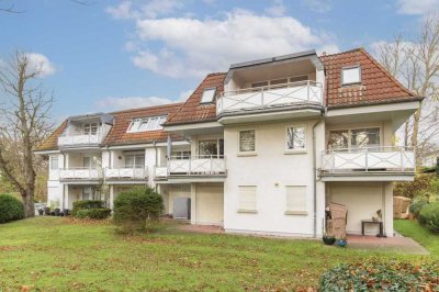 Sehnsüchte erfüllen: Helle 2-Zi.-Whg. mit Terrasse und Stellplatz - fußläufig zum Strand