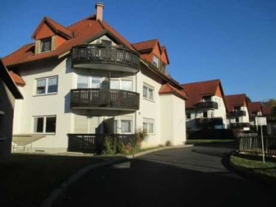 VERKAUF! Im Grünen gelegene 2-Raumwohnung im Erdgeschoß mit Balkon und Stellplatz