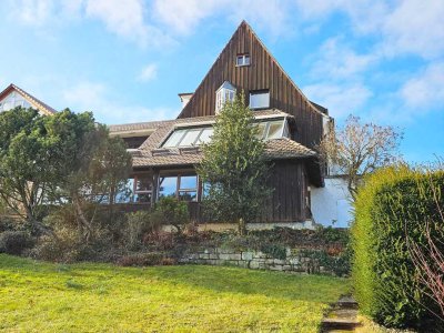 Charmantes (Land)Haus mit großer Einliegerwohnung in bester Aussichtslage von Stuttgart - Heumaden