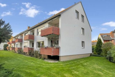 Vermietete 2-Zimmer-Wohnung mit herrlicher Loggia, Garage und ausgebautem DG in Pattensen