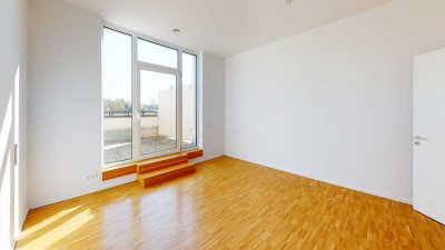 Exklusive 2-Zimmerwohnung mit Dachterrasse und EBK