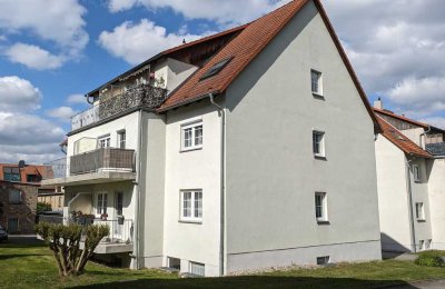 2 Zimmer mit Balkon über den Dächern Grimma`s