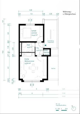 Charmantes 2-Zimmer-Apartment im Herzen Schweinfurts (möbliert)