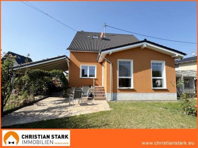 Charmantes Einfamilienhaus, gut gedämmt, Photovoltaik, Solarthermie und ein sonnige