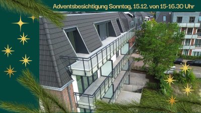 KfW-55-EE-Neubau! Penthousewohnung mit XXL-SW-Dachterrasse & Weitblick!