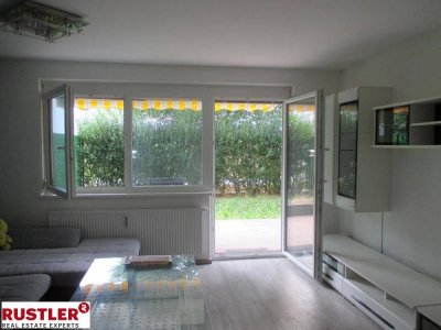 Moderne 3-Zimmer-Wohnung mit Terrasse und Garten !