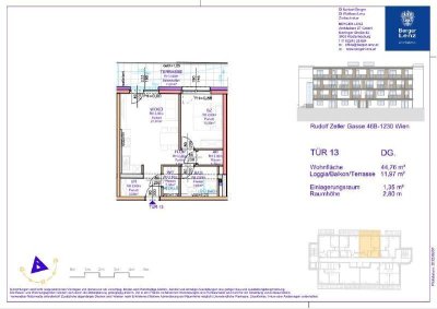 Neubau - traumhafte 2 Zimmerwohnung mit Terrasse zu vermieten