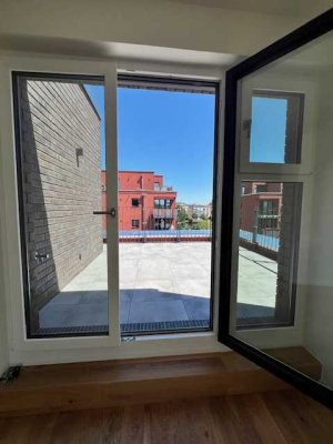 2-Raum-Penthouse-Wohnung mit lux. Innenausstattung mit Terrasse und EBK