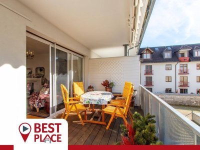 Sonnig helle 3-Zimmerwohnung nahe Zentrum mit großer Terrasse