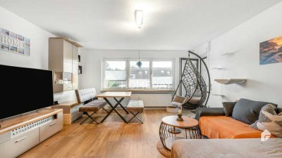 Top-Renovierte 3-Zimmer-Wohnung mit Einbauküche, Tageslichtbad, Garage und Süd-Loggia