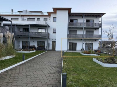 Geschmackvolle 3,5-Zimmer-Erdgeschosswohnung mit EBK in Moos