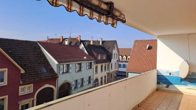 3 Zimmer Wohnung mit Balkon im Zentrum von Bretten zu vermieten !