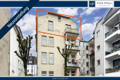 Bielefeld-Mitte: DG-Wohnung Nähe Lutter |  Jungendstil-Charme | 4 Zimmer | Balkon