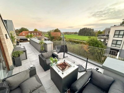 RESERVIERT!!! Penthousewohnung mit sonniger Dachterrasse und Blick über die Dinkelwiesen