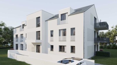 NEUBAU EG-Wohnung mit zwei Zimmern und Terrasse/Garten