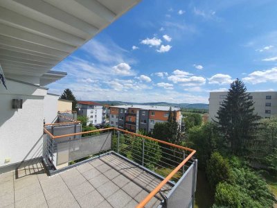 3,5-Zimmer-Maisonette-Wohnung im Reihenhausstil mit Balkon und EBK in Waiblingen