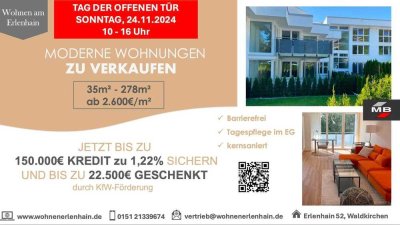 22.500€ Förderung für moderne Wohnungen in Waldkirchen