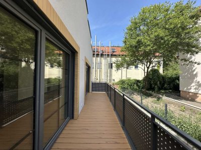 Erstbezug in ca. 170 m² Doppelhaushälfte - 2 Etagen mit Balkon und Terrasse - Effizienzhaus 55