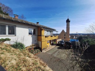 Einzigartiger Blick! Hanglage - Bergpanorama - Liebhaberobjekt direkt am Wolfratshauser Bergwald!