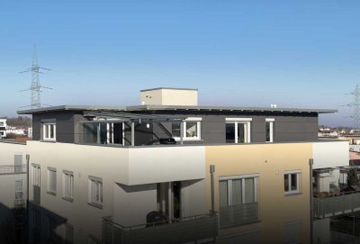 Exklusives Penthouse mit Panorama-Dachterrasse und Aufzug direkt in die Wohnung