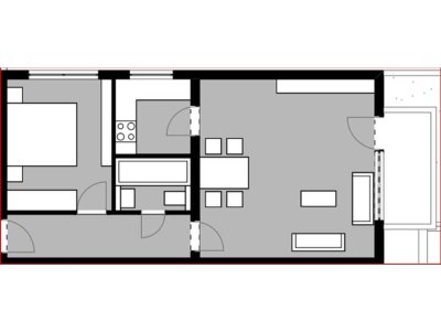 Helle 2-Zimmer-Whg. im EG mit Balkon in gepflegter Wohngegend nähe Phönixsee