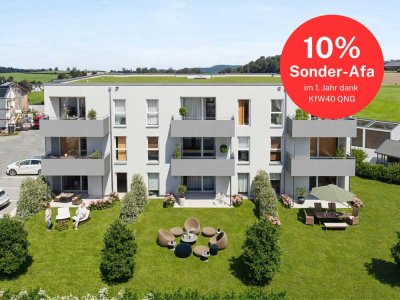 **KfW-40-QNG** Exklusiv! 3,5-Zimmer-Eigentumswohnung mit herrlichem Sonnenbalkon