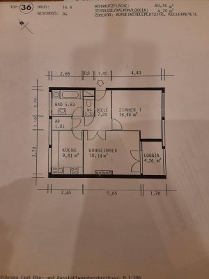 Schöne 2-Zimmer-Dachgeschoß-Wohnung in Schwaz mit Einbauküche u. Tiefgaragenstellplatz