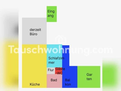 Tauschwohnung: [Suche] Köln mit Hund 1000 warm, [Biete] Münster mit Garten