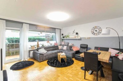 Gut geschnittene 4-Zimmer-Wohnung im Hochparterre mit Balkon und Terrasse!