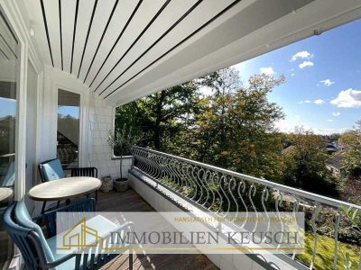 Exklusive ETW ( auch leicht teilbar in 2 ETW ) in TOP-Lage mit acht Zimmern, Dachterrasse & Loggia,