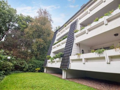 2-Zimmer-Wohnung mit großer Loggia am Bürgerpark - Potenzial in Toplage!