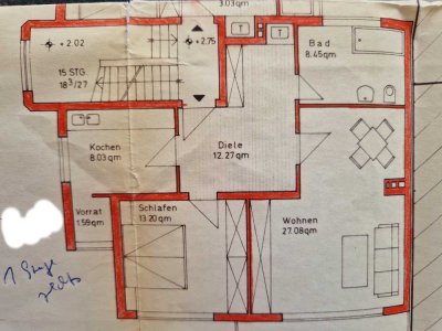 2 Zimmer/Küche/Bad/Speisekammer in Neuwied 1. Obergeschoss