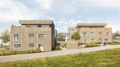 "Neubau-Wohnungen in Ottenbach  
Nachhaltig - Ökologisch - Naturnah"