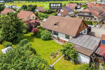 360° I Gemütliches Einfamilienhaus mit ELW auf einem Erbpachtgrundstück in Dietenheim mit Garten!