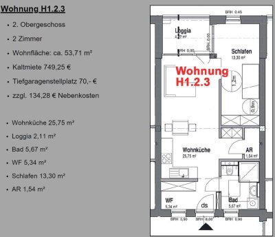 H.1.2.3 | Attraktive Neubauwohnung | Klimaschutzsiedlung | Haltern am See