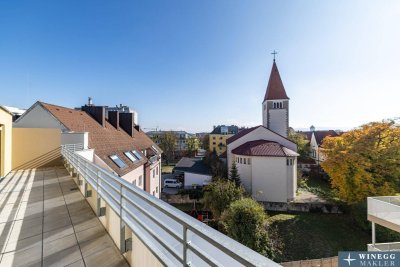 PROVISIONSFREI! Exklusives 4-Zimmer-Dachgeschoß mit Weitblick und großzügiger Terrasse