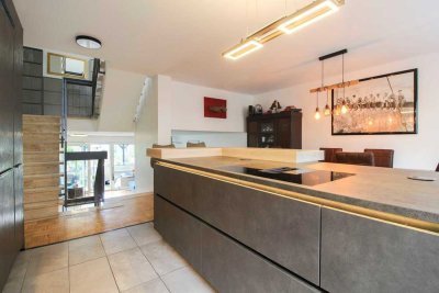 Modernes Split-Level-Reihenmittelhaus mit Garten in zentraler Lage von Wiesbaden