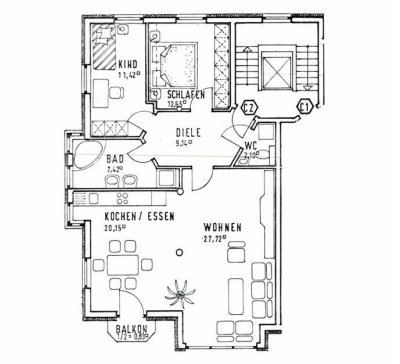 3-Zimmer Wohnung - Im Herzen von Durach