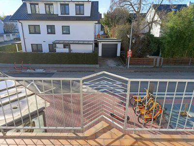 Teilmöblierte, renovierte 1-Zimmer-Wohnung mit Balkon und EBK in Mainz-Marienborn