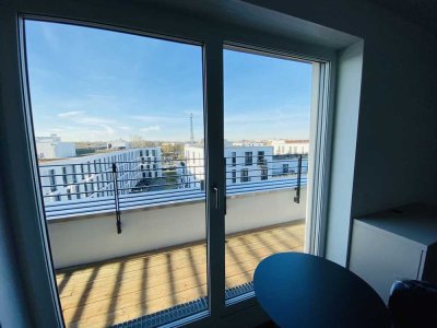 Möblierte 1 Zimmer Wohnung mit sonnigem Balkon! - EBK