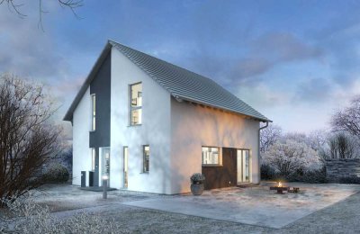 Ein­fa­mi­li­en­haus mit offener Architektur