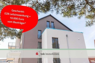 Neubau-Highlight: 4-Zimmer-DG-Maisonette mit EBK & Stellplatz