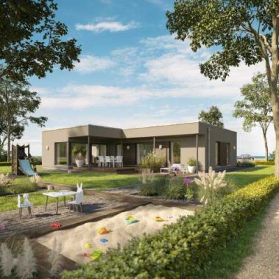 So einen Bungalow zuvor schonmal gesehen? Nur bei Living Haus mit Grundstück!