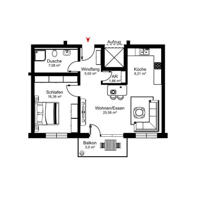 F&D | Wohnung 5 - Haus 1